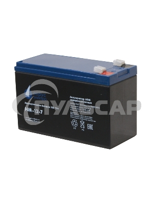 Батарея Парус-электро HM-12-7 (AGM/12В/7,2А·ч/клемма F2)