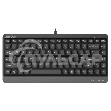 Клавиатура проводная A4Tech Fstyler FKS11, USB, черный/серый