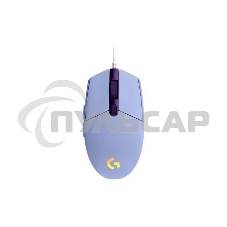 Мышь проводная Logitech G102 LIGHTSYNC фиолетовый, 8000 dpi, USB, кнопки - 6