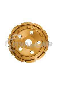 Чашка алмазная зачистная Matrix, 125 мм, Двухрядная