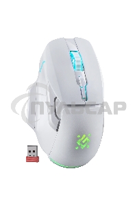 Мышь беспроводная Defender Stix GM-009 белый, 3200 dpi, радиоканал, USB, кнопки - 7