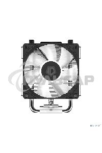 Кулер для процессора ID-COOLING SE-903-XT FRGb черный 92мм алюминий/медь 2200rpm 26db 4-pin 130W 123мм