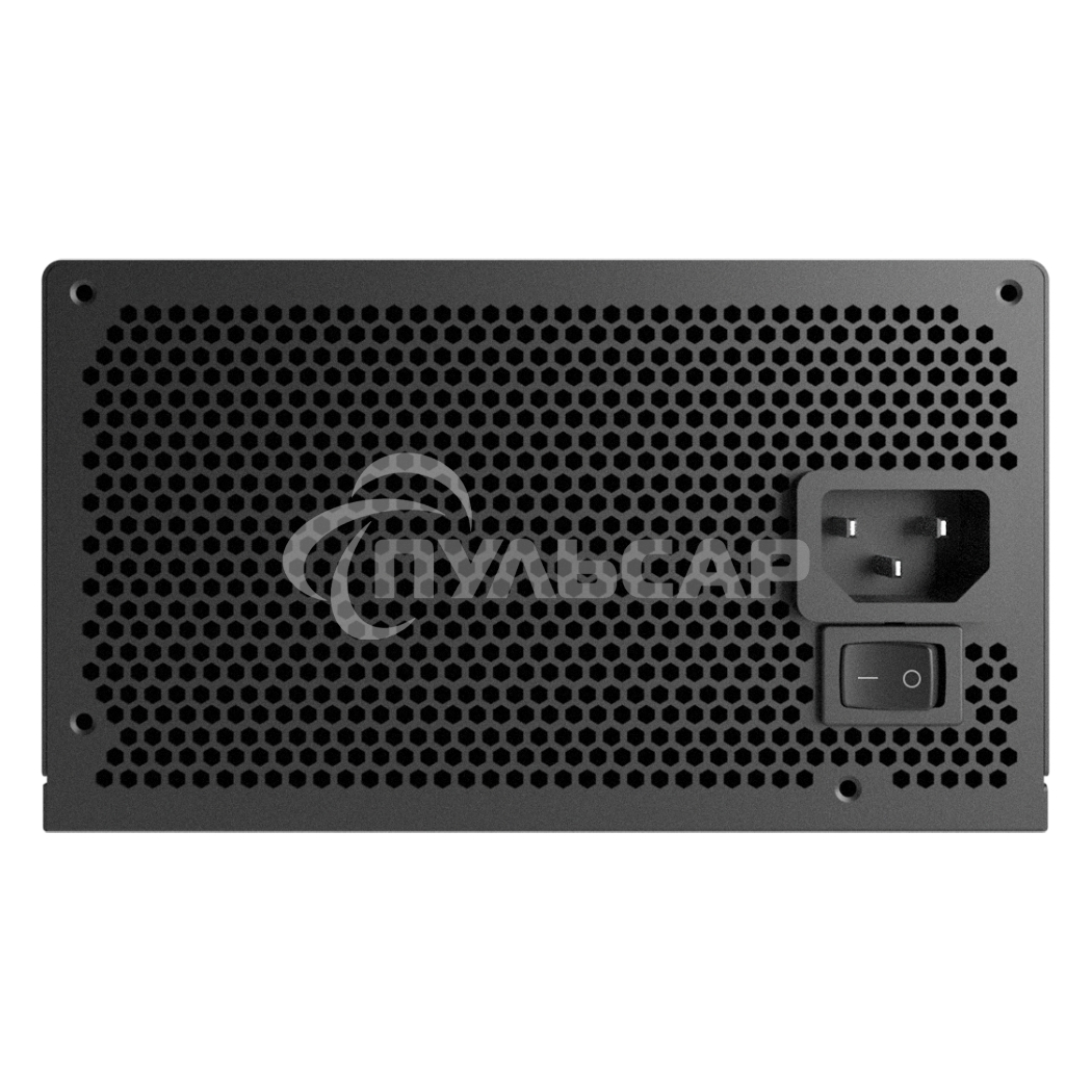 Блок питания PCCOOLER, 750W 80 PLUS белый (ATX, ATX 2.4, Non-modular, 1x24(20+4)pin 550мм, 1xCPU*2 8(4+4)pin 610+150мм, 3xPCIe 8(6+2)pin 510мм, 2xSATA*3+MOLEX4pin*1 450+150+150+150мм, Active, 120x120мм, 140x150x86mm, APFC, OVP, SCP, OPP (140-160%, 2ms del