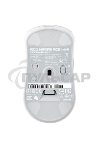 Мышь беспроводная ASUS ROG Harpe Ace Mini белый, 42000 dpi, радиоканал, Bluetooth, USB, кнопки - 5