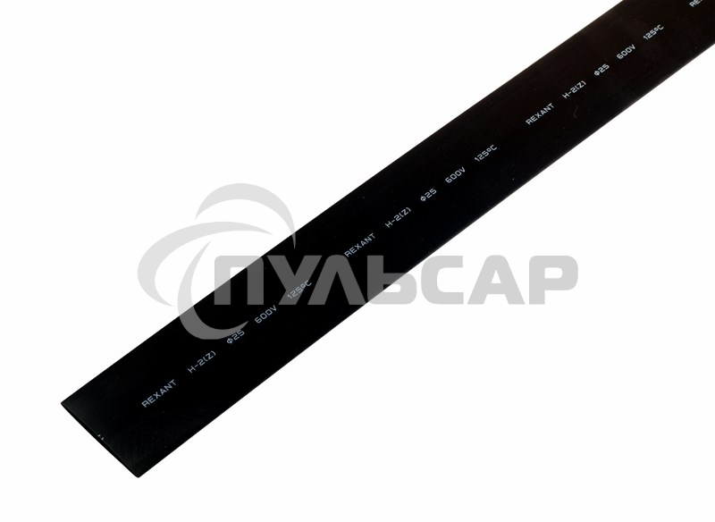 Трубка термоусадочная 25.0/12.5 1м черный Rexant 22-5008