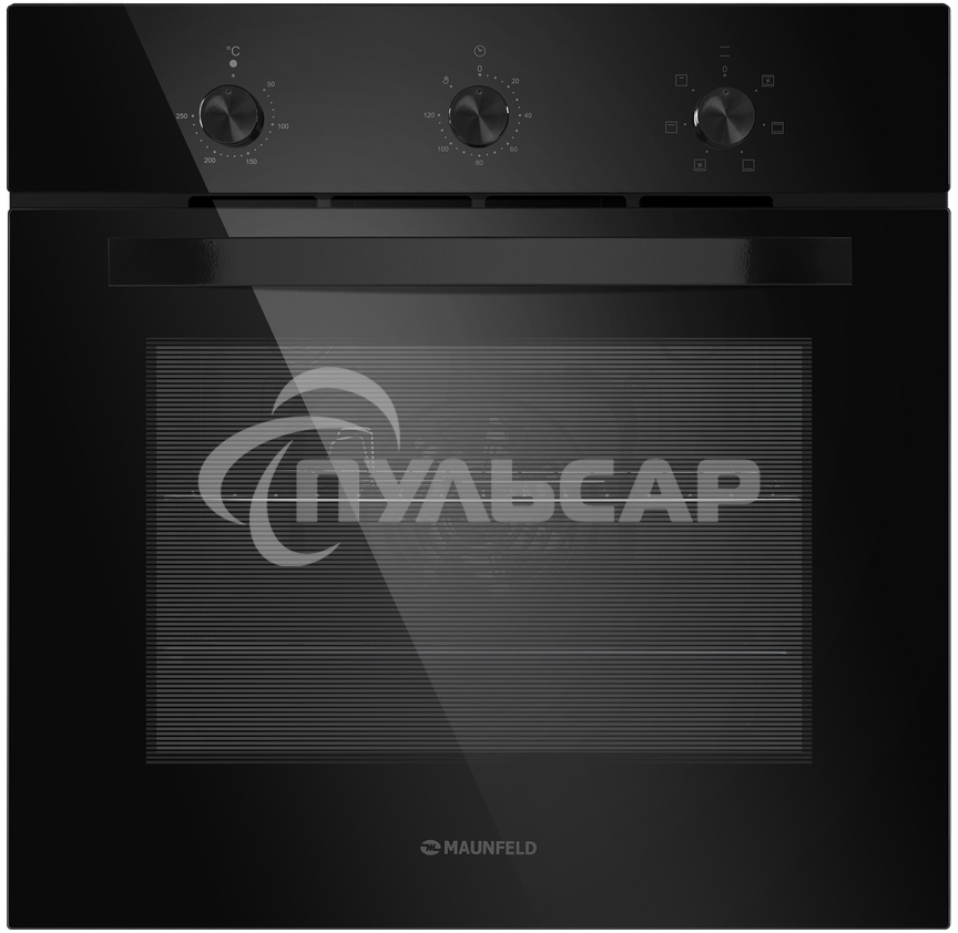 Духовой шкаф электрический Maunfeld EOEC.586B2 черный, встраиваемый