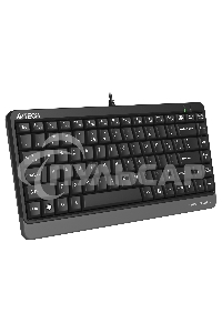 Клавиатура проводная A4Tech Fstyler FKS11, USB, черный/серый