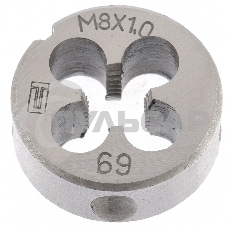 Плашка М8 х 1,0 мм Сибртех Плашка М8 х 1,0 мм Сибртех