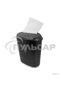 Уничтожитель документов ГЕЛЕОС УМ24-4, DIN P-4 (4 ур-нь секр.), фрагмент 3,9х38мм, 17 лист (70г/м2), CD/пл.карты/скрепки/скобы, 24 литра