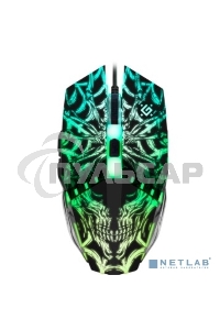 Мышь проводная Defender Prototype GM-670L черный, 2400 dpi, USB, кнопки - 6