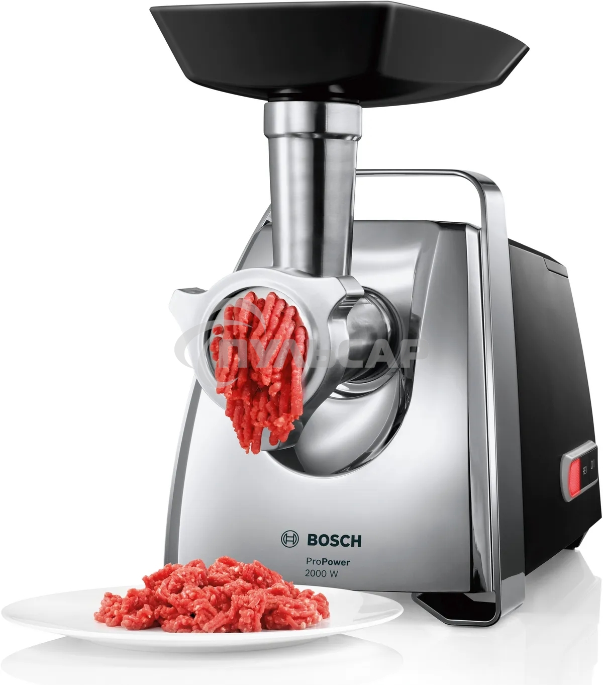 Мясорубка электрическая Bosch MFW67440 2000Вт черный/серебристый