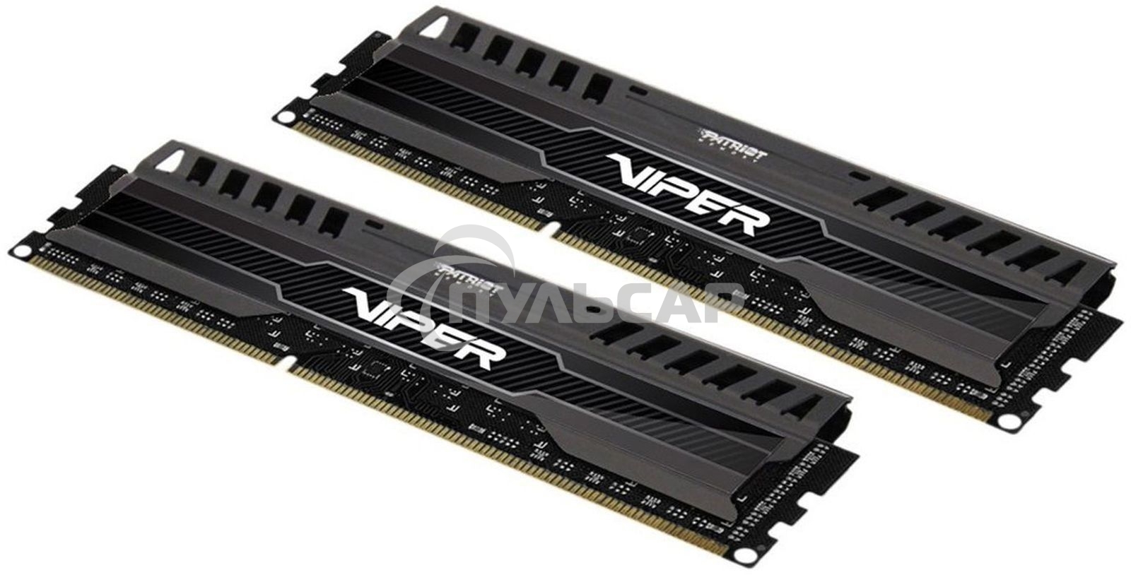 Оперативная память Patriot Viper 3, DDR3, 16Gb (2x8 Gb), 1866 MHz, CL10, DIMM, радиатор, черный