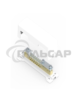 Шина уравнивания потенциалов 10х4-25кв.мм 1х50кв.мм 1х4х30мм с пласт. опорой ДКС NE1001