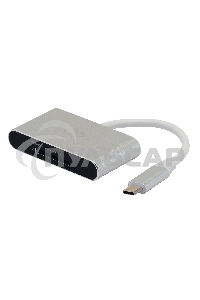 Устройство чтения карт памяти Type C Digma CR-С2501-S серебристый