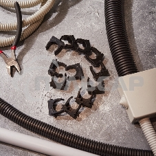 Крепеж-клипса для монтажного пистолета Ø 25 мм, черная (50 шт/уп) Rexant