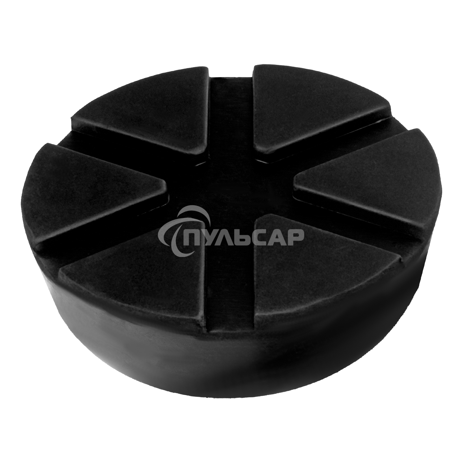 Опора резиновая Matrix для подкатного домкрата универсальная d=89 мм d=60 мм h=35 мм