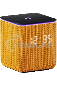 Умная колонка Яндекс Станция Миди, ZigBee, 24Вт, с голосовым ассистентом Алиса на YaGPT, оранжевый