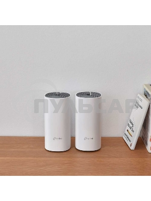 Роутер TP-LINK DECO E4(2-PACK) AC1200 Домашняя Mesh Wi-Fi система