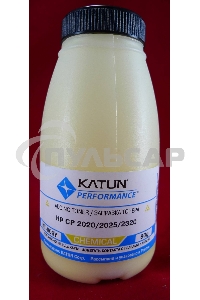 Тонер HP CP2020/2025/CM2320 Yellow, химический (фл.80г.) Katun фас. России