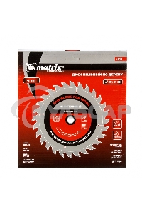 Пильный диск по дереву Matrix, ф230 х 32 мм, 48 зубьев + кольцо 32/30