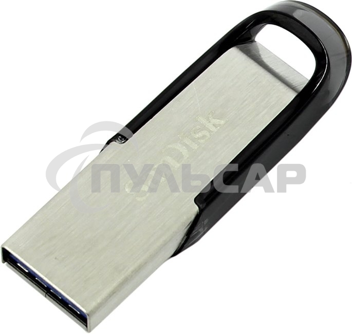Флешка USB Sandisk 64 Gb Cruzer Ultra Flair SDCZ73-064G-G46 USB 3.0 серебристый/черный