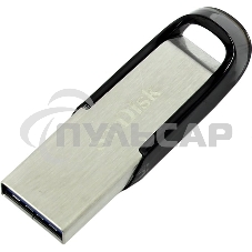Флешка USB Sandisk 64 Gb Cruzer Ultra Flair SDCZ73-064G-G46 USB 3.0 серебристый/черный