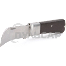 Нож КВТ НМ-02для снятия изоляции нерж. сталь ширина лезвия 22мм толщина обуха 3мм длина 115/185мм