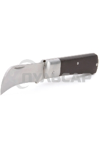 Нож КВТ НМ-02для снятия изоляции нерж. сталь ширина лезвия 22мм толщина обуха 3мм длина 115/185мм