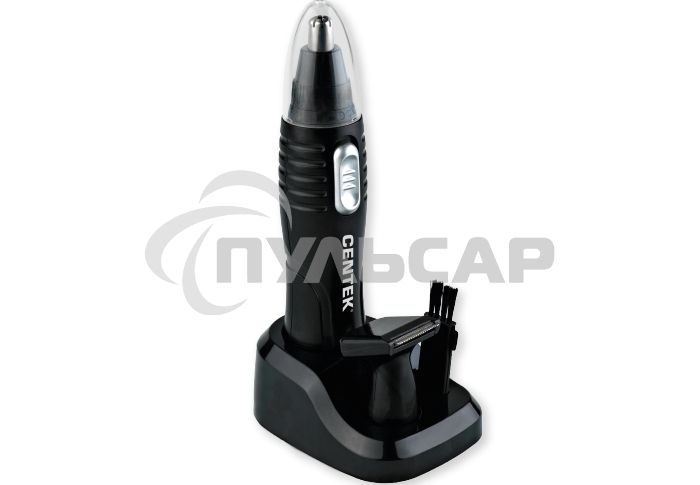 Триммерный набор Centek CT-2179 (черный/серебр) ТРИММЕР 3 В1 + BARBER-СТАЙЛЕР ДЛЯ БОРОДЫ И УСОВ