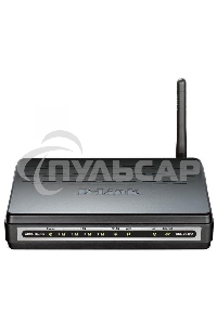 Роутер беспроводной D-Link DSL-2640U/R1A ADSL2+ черный ANNEX А