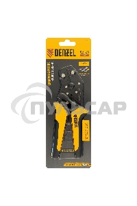 Клещи для обжима изолир. наконечников НКИ и НВИ, разъемов РПИ, гильз ГСИ, 0,5 - 2,5 мм2 Denzel