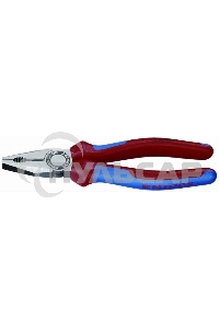 Пассатижи KNIPEX 0302180180мм ручки с двухцветными многокомпонентными чехлами