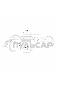 Выключатель-кнопка металл 250V 2А (2с) (ON)-OFF Ø16.2 белая Rexant