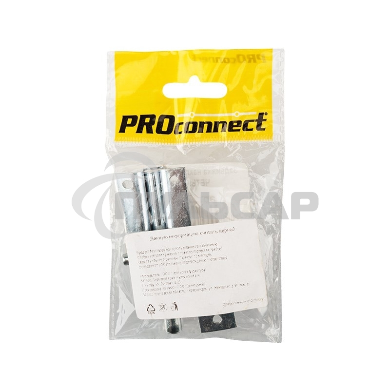 Задвижка накладная ЗТ-60 Цинк ЧЕТЫРЕ СЕЗОНА