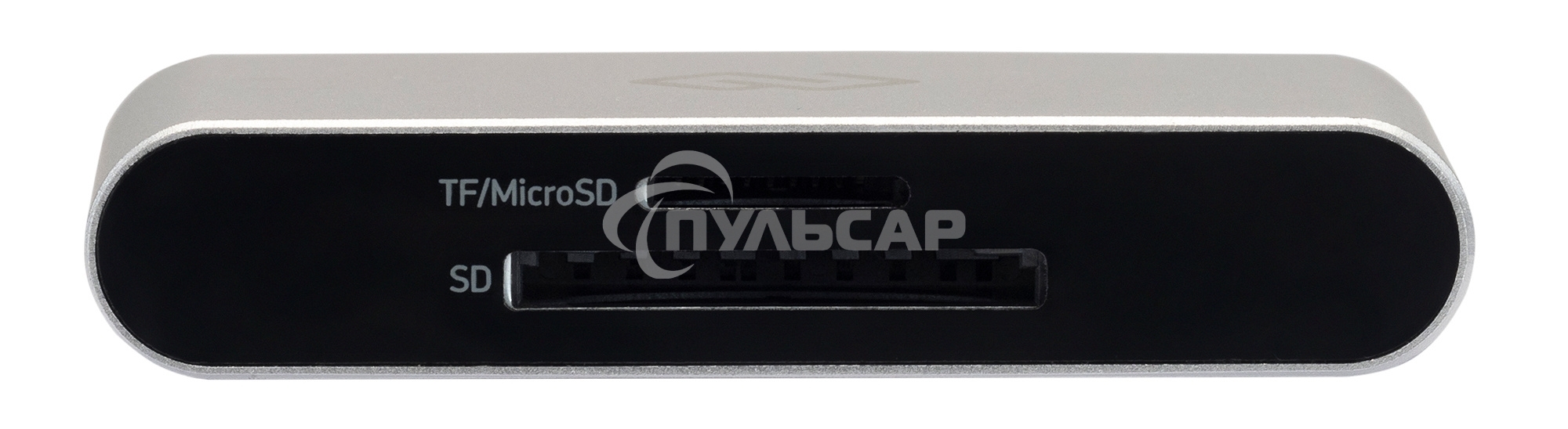 Устройство чтения карт памяти Type C Digma CR-С2501-S серебристый