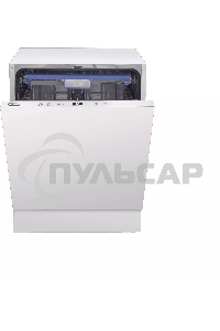 Встраиваемая посудомоечная машина DeLonghi DDW 06F Basilia, серебристый, 59.8 см, 14 компл., 49 дБ, класс A++