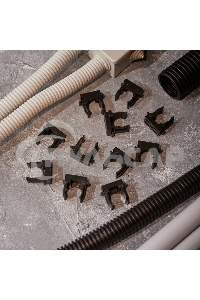 Крепеж-клипса для монтажного пистолета Ø 20 мм, черная (100 шт/уп) Rexant