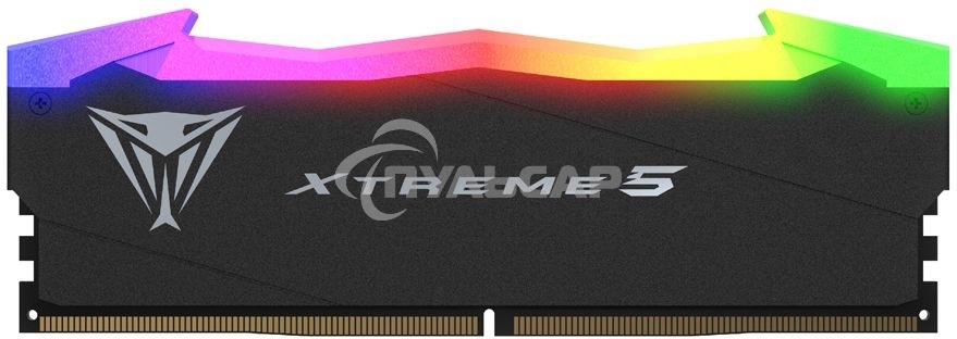 Оперативная память Patriot Viper Xtreme 5, DDR5, 32Gb (2x16Gb), 8000MHz, CL38, DIMM, с радиаторами, RGB, черный