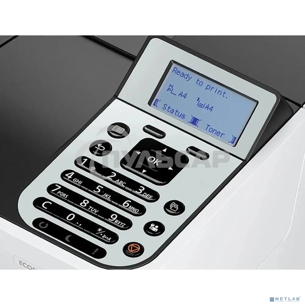 Принтер лазерный Kyocera Ecosys PA4500x (110C0Y3NL0), A4, ч/б, печ. до 45 стр/мин., 1200 x 1200 dpi, USB, RJ-45, Air Print, Mopria