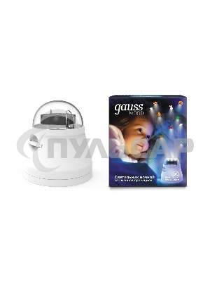 Ночник Gauss DIY0011 пластик белый