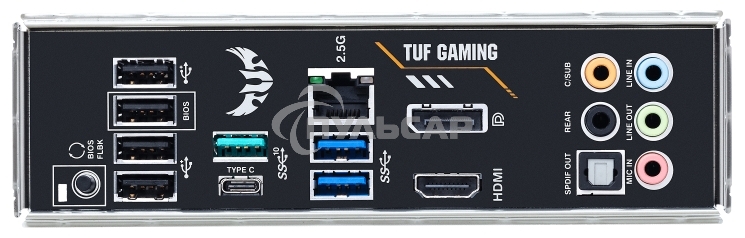 Материнская плата ASUS TUF GAMING B550-PRO, AM4, AMD B550, 4xDDR4, 6xSATA, 2xM.2, 1xPCIe 4.0 x16, 1xPCIe 3.0 x16, 3xPCIe x1, 1xHDMI, 1xDP, 1x 2.5Gb LAN, 4xUSB 2.0, 2xUSB 3.2 Gen 1, 1xUSB 3.2 Gen 2, 1xUSB-C 3.2 Gen 2, 5x3.5 мм, 7.1, ATX