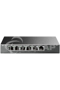Коммутатор TP-Link 4-port 10/100Mbps Unmanaged PoE+ Switch with 2 10/100Mbps uplink ports, meta case, desktop mount, 4 802.3af/at compliant PoE+ port, 2 10/100Mbps uplink ports, DIP switches for Extend mode, Isolation mode and Priority mode, up to 250m Po