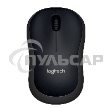 Мышь беспроводная Logitech B220 Silent черный, 1000 dpi, радиоканал, USB, кнопки - 3