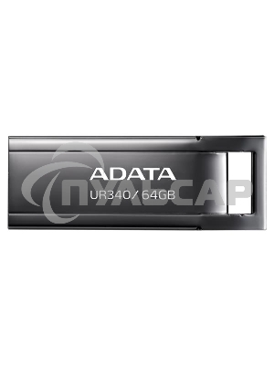 Флешка USB ADATA UR340 (AROY-UR340-64 GbK), 64 Gb, USB 3.2, R/W 100/30, черный