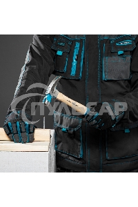 Молоток-гвоздодер,280 г, угол 75, магнит, обрезиненная рукоятка AMERICAN HICKORY GROSS