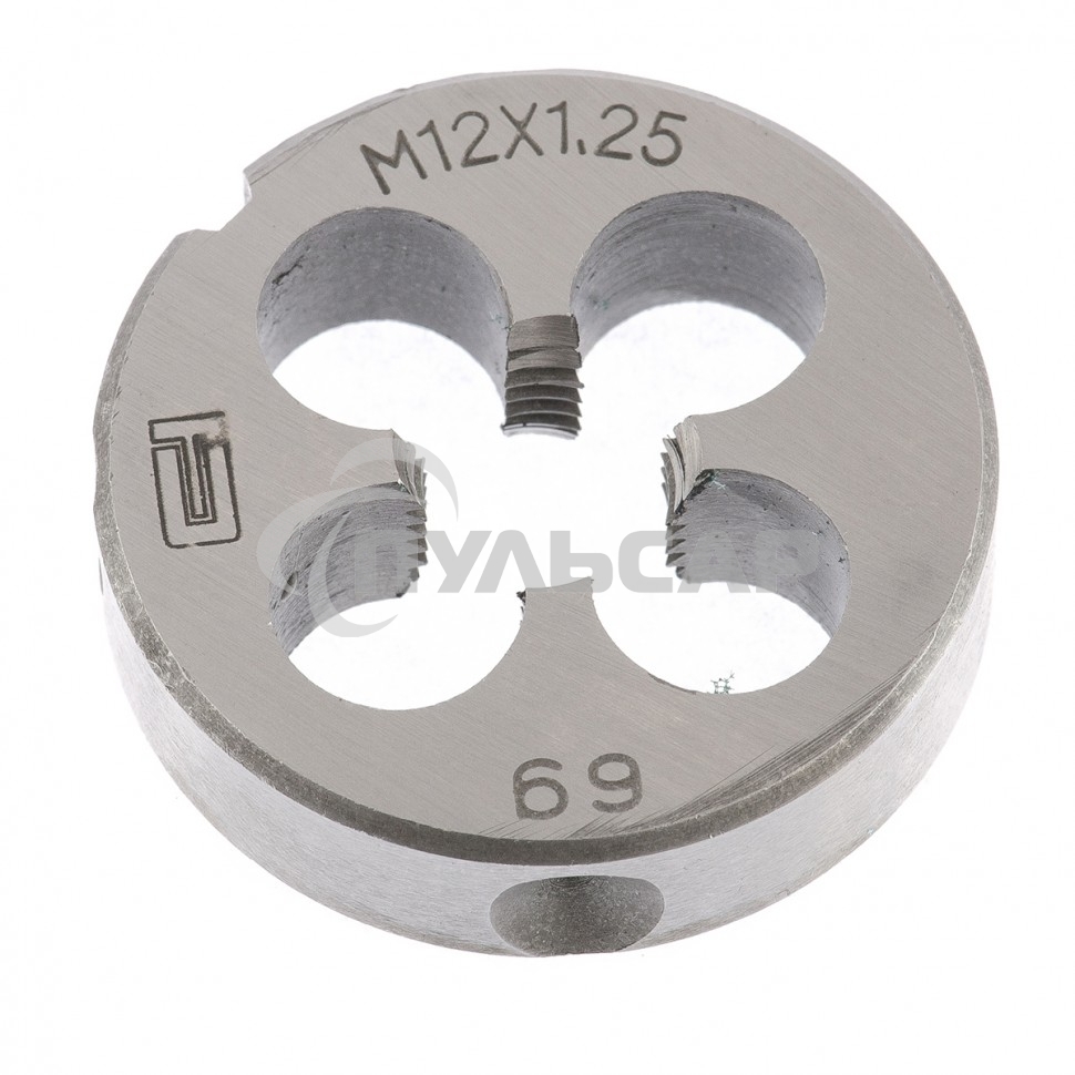 Плашка СИБРТЕХ М12x1,25 мм77030