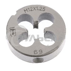 Плашка СИБРТЕХ М12x1,25 мм77030 Плашка СИБРТЕХ М12x1,25 мм77030
