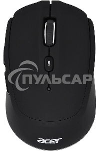 Мышь беспроводная Acer OMR050 черный, 1600 dpi, радиоканал, Bluetooth, USB, кнопки - 6