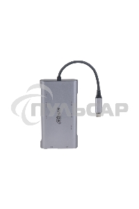 Док станция DAHUA 9 in 1 USB 3.1 Type-C to USB 3.0 + HDMI + RJ45 + VGA + SD/TF +PD Docking Station