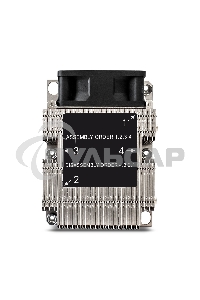 Кулер для процессора ExeGate ESNK-P0068APS4.PWM.2U.3647.Cu серебристый/черный, 60 мм, алюминий/медь, 6800 об/мин, 52 дБ, 4 pin, 205 Вт, 64.5 мм